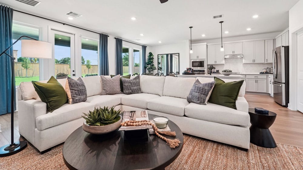 Interior of Risewell Homes Model Home at Raburn Reserve